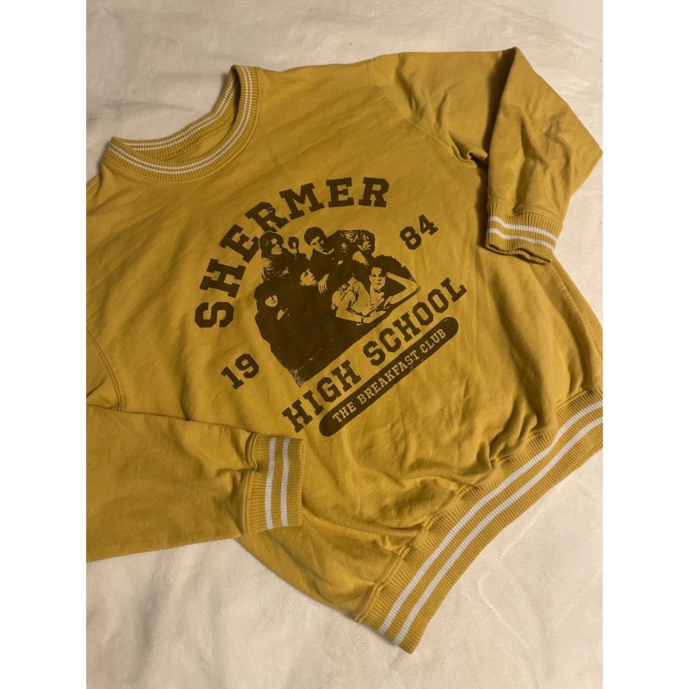 The Breakfast Club Shermer High School 1984 Graphic Sweatshirt Distressed M